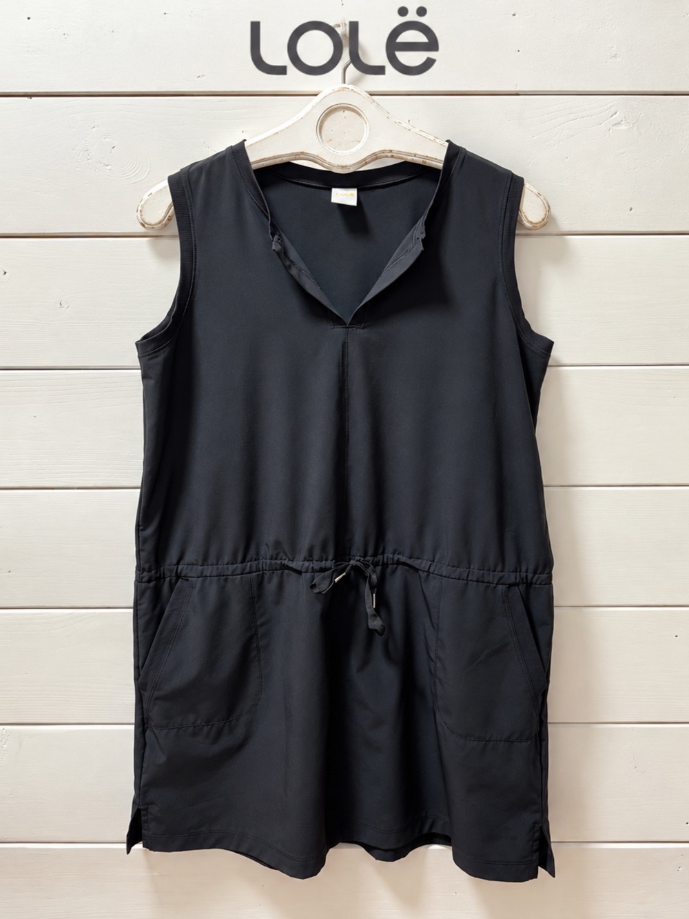 Lolë Lightweight Sleeveless Dress – XL / 16 – Black